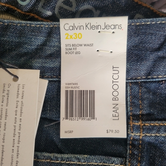 Calvin Klein Bootcut Jeans - Picture 3 of 3